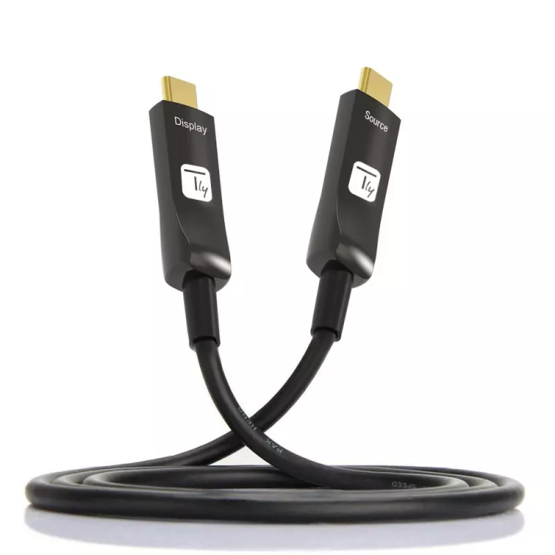 Techly ICOC-U3C-HY-030 USB kabelis 30 m USB C Juodas