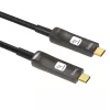 Techly ICOC-U3C-HY-030 USB kabelis 30 m USB C Juodas