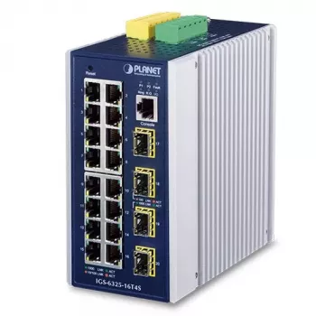 Valdomas L3 gigabitinio eterneto komutatorius PLANET IGS-6325-16T4S 16 prievadų