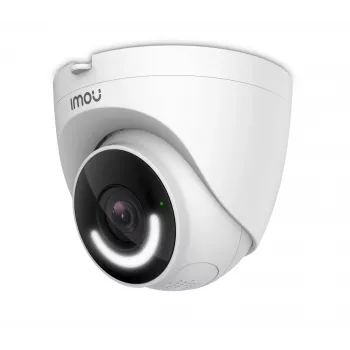Imou Turret IP apsaugos kamera, vidaus ir lauko, laidinė ir belaidė, 100 m, balta