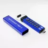 iStorage datAshur PRO+C 32GB | FIPS 140-3 Level 3 sertifikuota | Saugus USB Type-C atmintukas | AES-XTS 256 bitų aparatinė šifracija | Apsauga PIN kodu | Pridedamas C-A adapteris