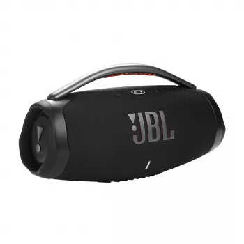 JBL Boombox 3 Wi-Fi nešiojamas stereo garsiakalbis, juodas, 80 W