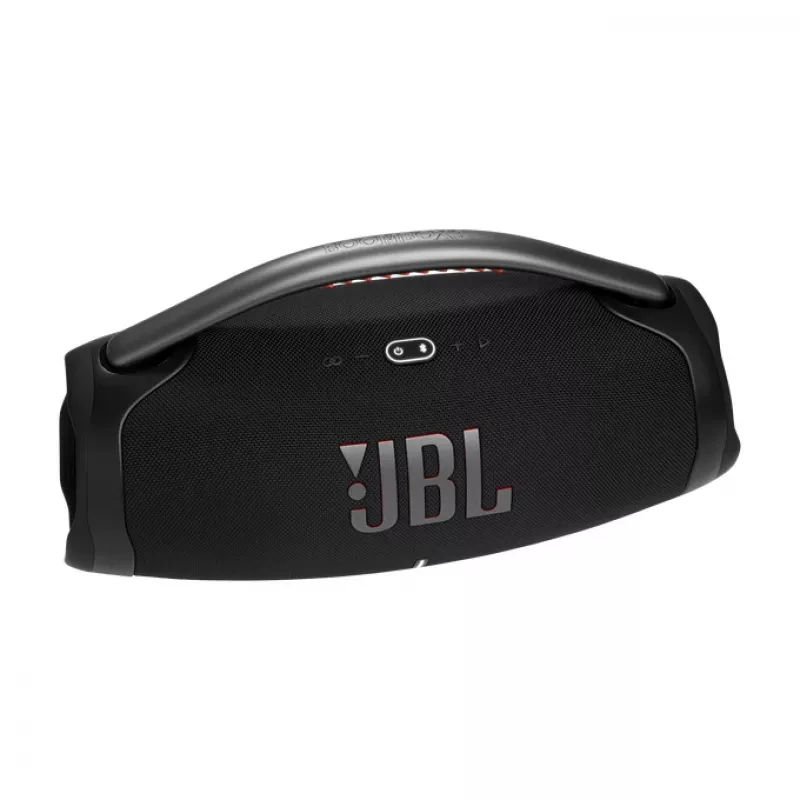 JBL Boombox 3 Wi-Fi nešiojamas stereo garsiakalbis, juodas, 80 W