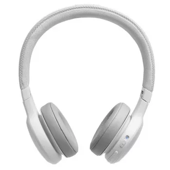 JBL Live 400BT belaidės ausinės ant galvos, skambučiai/muzika, Bluetooth, balta