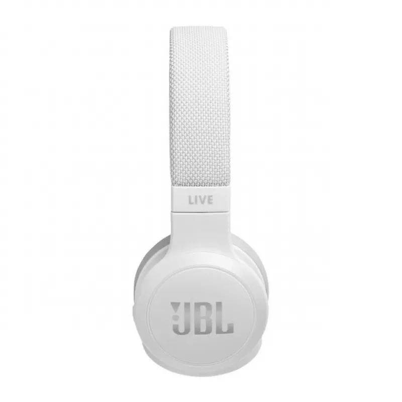 JBL Live 400BT belaidės ausinės ant galvos, skambučiai/muzika, Bluetooth, balta