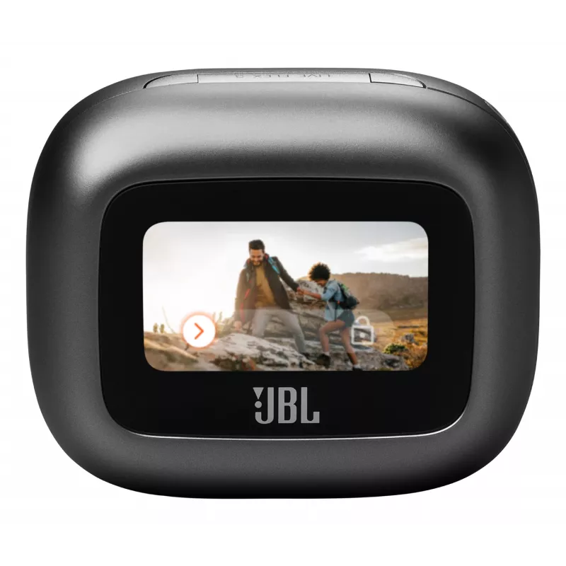 JBL Live Flex 3 belaidės ausinės į ausį, skambučiams, muzikai, sportui, kasdieniam naudojimui, juodos