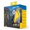 Steelplay HP41 ausinės su laidu, galvos lankeliu, žaidimams, juoda, mėlyna