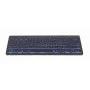 Klaviatūra Gembird KB-BTRGB-01-DE Universal Bluetooth QWERTZ vokiška juoda