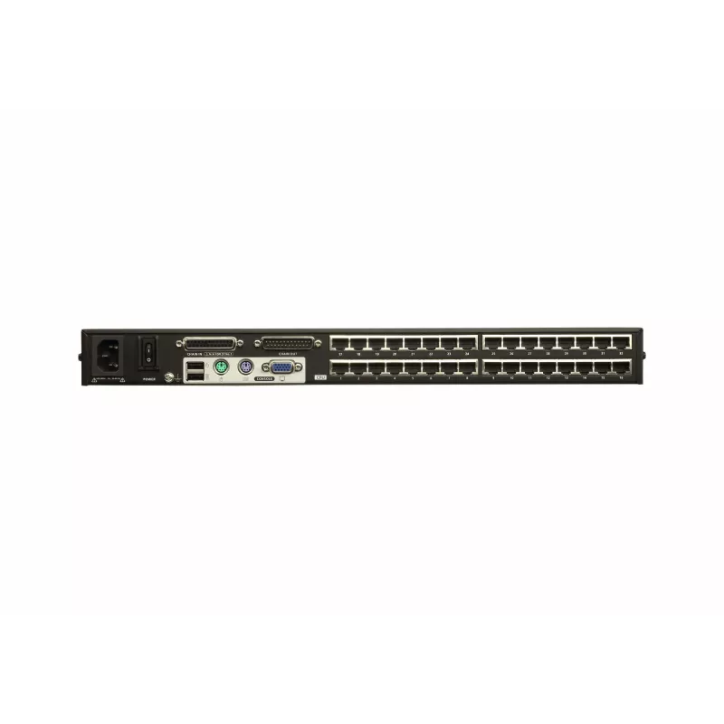 ATEN 32 prievadų Cat 5e/6 KVM jungiklis, 1920 x 1200 pikselių, Ethernet LAN, Full HD, montavimas į stovą, 4,8 W, 1U