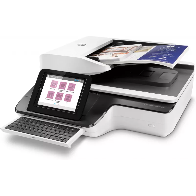 HP Scanjet Enterprise Flow N9120 fn2 plokščiasis ir ADF skaitytuvas 600 x 600 DPI A3 juodas, baltas