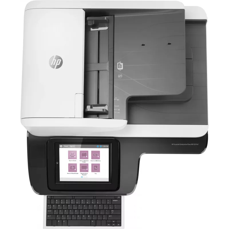 HP Scanjet Enterprise Flow N9120 fn2 plokščiasis ir ADF skaitytuvas 600 x 600 DPI A3 juodas, baltas