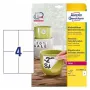 Lipnus etiketės lapas Avery L4719REV-20