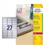 Lipni etiketė Avery L6011-20 sidabrinė suapvalintais kampais