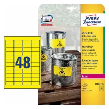 Lipnios etiketės stačiakampės Avery L6103-20