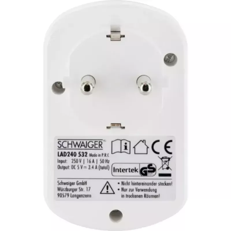 Maitinimo kištuko adapteris Type F Schwaiger LAD240532
