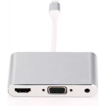 Microconnect LIGHT-HUB4 Lightning sąsajos šakotuvas 480 Mbit/s sidabrinis
