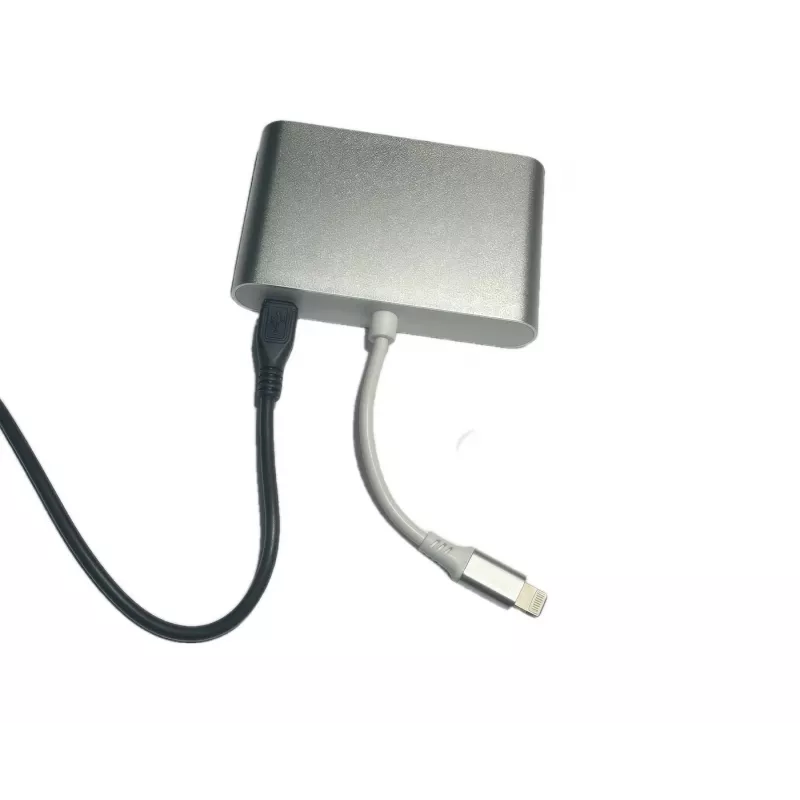 Microconnect LIGHT-HUB4 Lightning sąsajos šakotuvas 480 Mbit/s sidabrinis