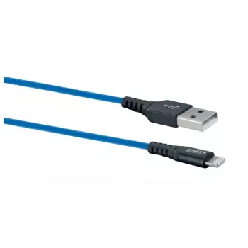 Mobiliojo telefono laidas Schwaiger LPRO440 501 USB A Lightning 1,2 m mėlynas
