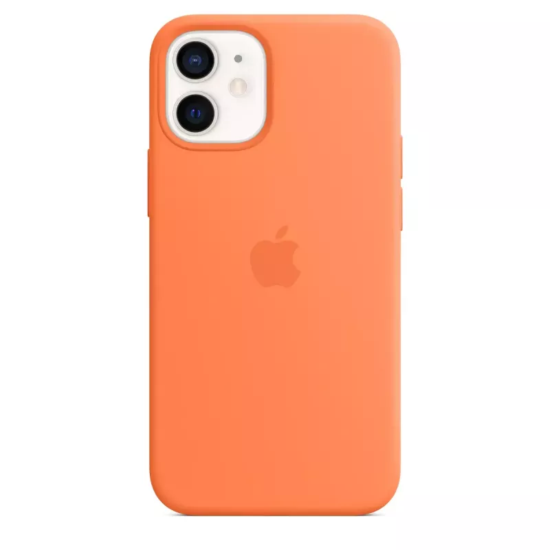Dėklas Apple iPhone 12 mini Silikono su MagSafe Kumquat