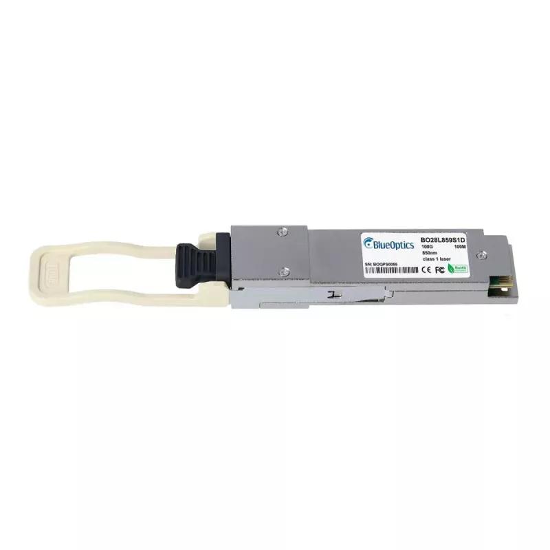 QSFP28 siųstuvas BlueOptics MMA1B00-C100D_FF-BO 100000 Mbit/s 850 nm