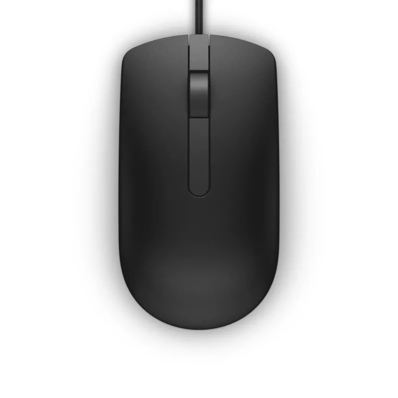 Dell MS116 optinė pelė, USB Type-A, 1000 DPI, juoda