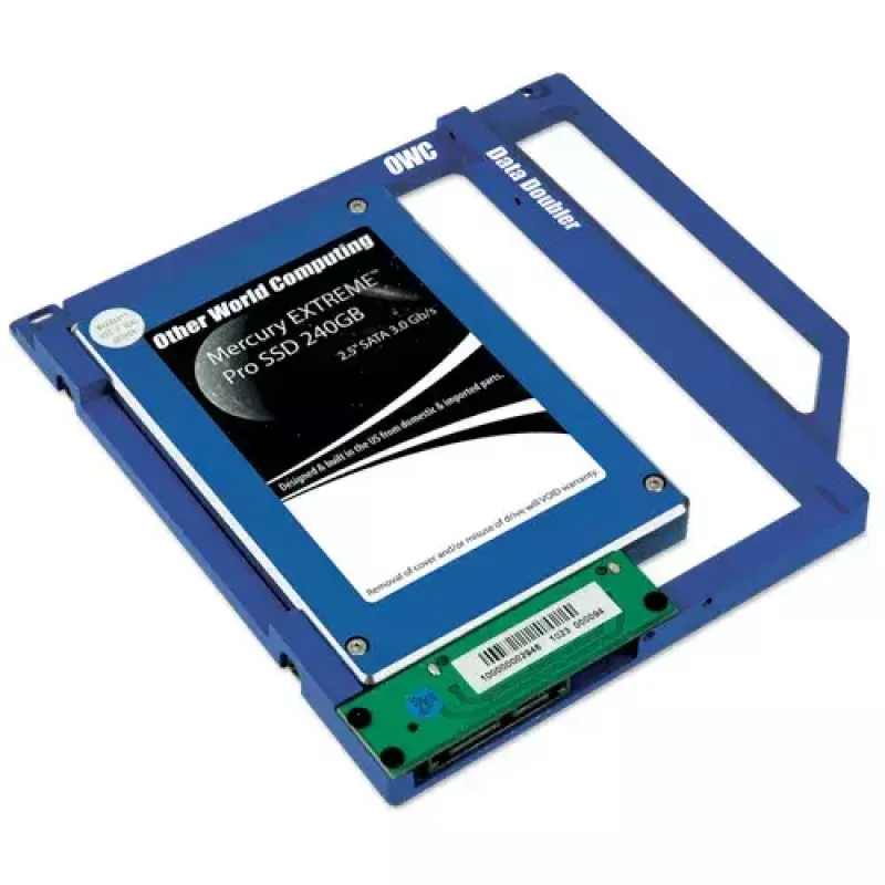 OWC Data Doubler OWCDDAMBS0GB Mėlynas – antrasis kietasis diskas jūsų MacBook