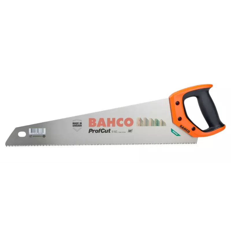 Pjūklas atraminis BAHCO PC-22-GT7 55 cm, nerūdijantis plienas, juoda/raudona