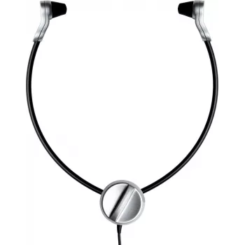 Grundig Swingphone 568 ausinės su smakro juosta, laidinės, juodos, sidabrinės