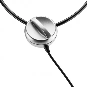 Grundig Swingphone 568 ausinės su smakro juosta, laidinės, juodos, sidabrinės