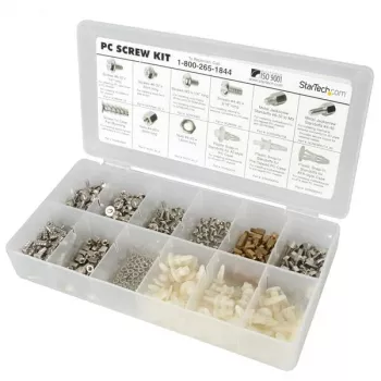 StarTech.com Deluxe Assortment PC varžtų rinkinys - varžtai, veržlės ir tarpinės