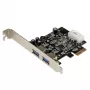 StarTech.com 2 prievadų PCI Express (PCIe) SuperSpeed USB 3.0 kortelės adapteris su UASP - LP4 maitinimu