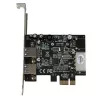StarTech.com 2 prievadų PCI Express (PCIe) SuperSpeed USB 3.0 kortelės adapteris su UASP - LP4 maitinimu