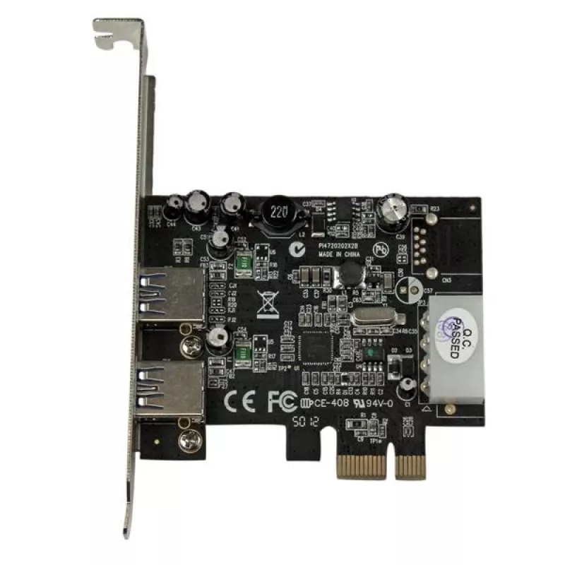 StarTech.com 2 prievadų PCI Express (PCIe) SuperSpeed USB 3.0 kortelės adapteris su UASP - LP4 maitinimu