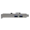 StarTech.com 2 prievadų PCI Express (PCIe) SuperSpeed USB 3.0 kortelės adapteris su UASP - LP4 maitinimu