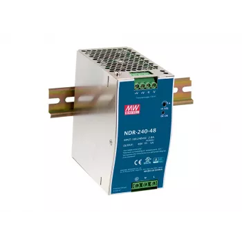LevelOne POW-4851 48V DC pramoninis maitinimo šaltinis, 240W, DIN bėgelis, PoE paruoštas
