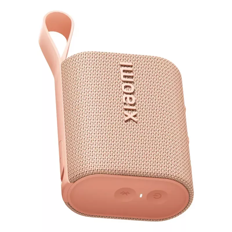 Nešiojamas stereofoninis garsiakalbis Xiaomi Sound Pocket rožinis – 5 W RMS, Bluetooth, 1000 mAh Li‑Jon baterija