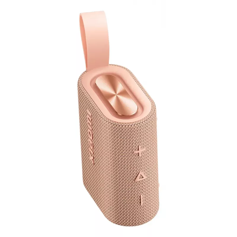 Nešiojamas stereofoninis garsiakalbis Xiaomi Sound Pocket rožinis – 5 W RMS, Bluetooth, 1000 mAh Li‑Jon baterija