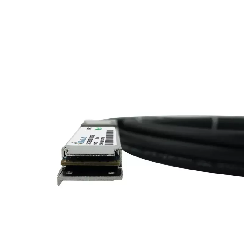 InfiniBand / šviesolaidinis kabelis BlueOptics QFX-QSFP28-DAC-5M-BL 5 m QSFP28 Kištukas/Kištukas