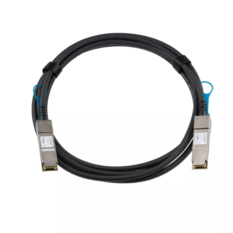 StarTech.com Juniper QFX-QSFP-DAC-3M suderinamas 3 m 40G QSFP+ į QSFP+ tiesioginio prijungimo varinis kabelis Twinax – 40GbE QSFP+ varinis DAC 40 Gbps mažos galios pasyvus siųstuvas-imtuvas