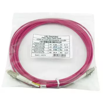 BlueOptics QK733A-BO InfiniBand šviesolaidinis kabelis 2 m 2x LC violetinis