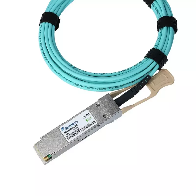 BlueOptics QSFP-100G-A30M-BO InfiniBand / šviesolaidinis kabelis 30 m QSFP28 Oranžinis