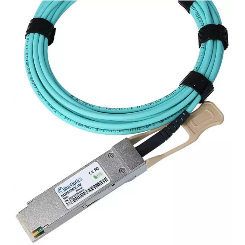 BlueOptics QSFP28-AOC-1M-BO InfiniBand šviesolaidinis kabelis 1 m, vyriškas/vyriškas