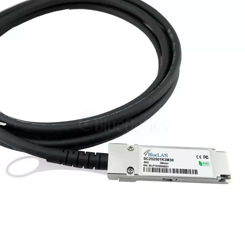 BlueOptics QTAPCABLE1M InfiniBand šviesolaidinis kabelis 1 m QSFP Kištukas/Kištukas