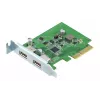 QNAP QXP-10G2U3A - USB 3.2 Gen 2 plėtotės kortelė, vidinė, 2 prievadai