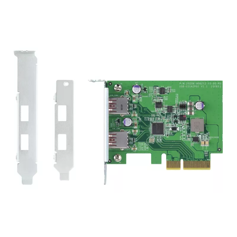 QNAP QXP-10G2U3A - USB 3.2 Gen 2 plėtotės kortelė, vidinė, 2 prievadai