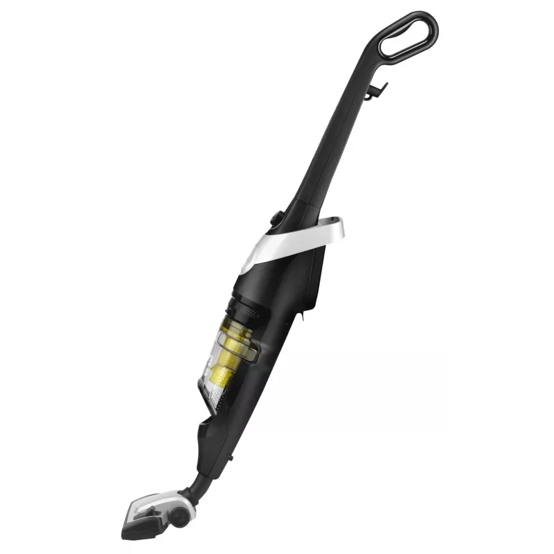 Rowenta RH8155 strypinis siurblys / elektrinis šluotražis AC Dry Cyclonic, be maišelio, 0,9 l, 750 W, juoda, sidabrinė, geltona