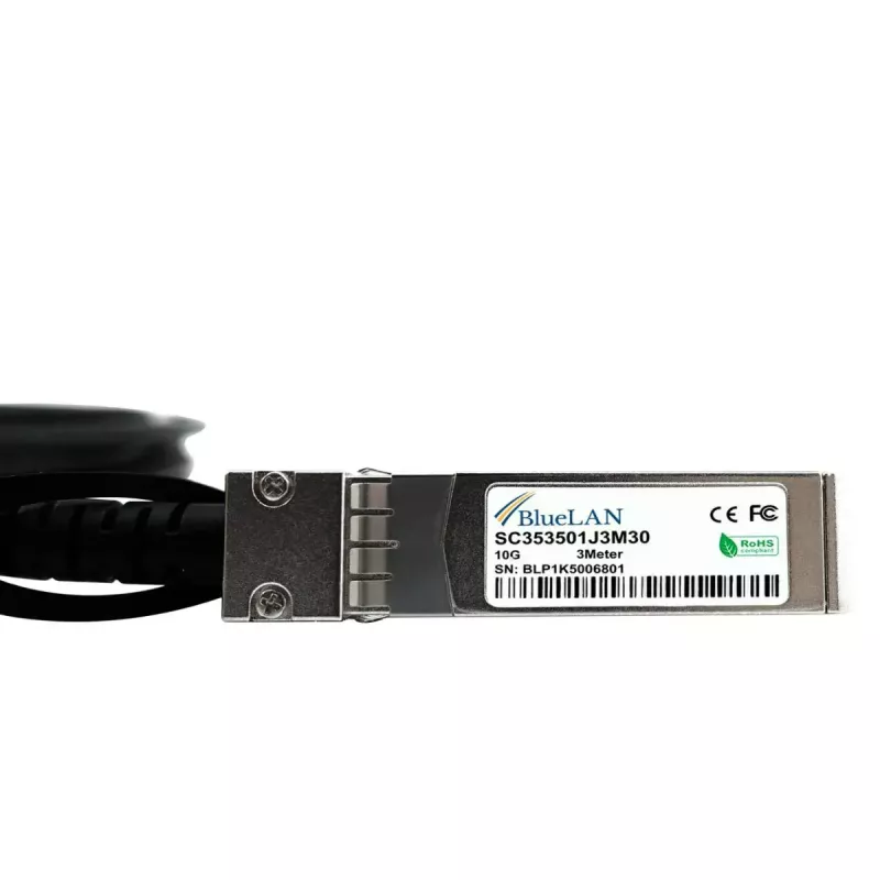 InfiniBand / šviesolaidinis kabelis BlueOptics S+DA0001 1 m SFP+ Vyriškas / Vyriškas