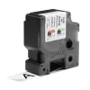 DYMO Rhino Industrial nuolatinės poliesterio etiketės | 24 mm x 5,5 m | juodas spausdinimas ant baltos | lipnios | LabelManager ir Rhino žymekliams