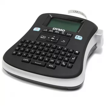 DYMO LabelManager 210D+ etikečių spausdintuvas, AZERTY klaviatūra, juodas/sidabrinis