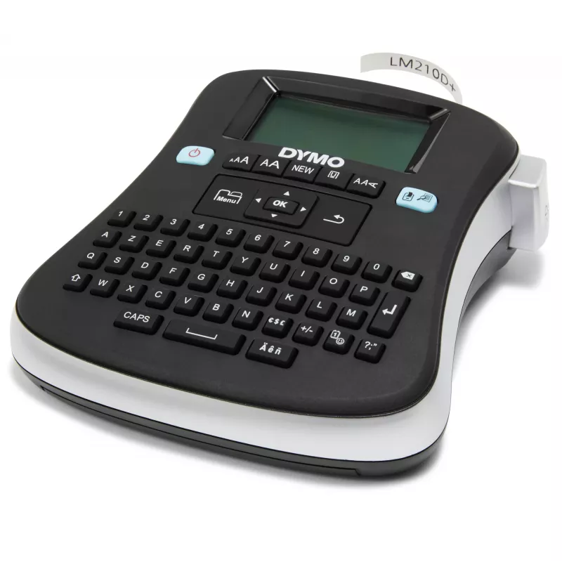 DYMO LabelManager 210D+ etikečių spausdintuvas, AZERTY klaviatūra, juodas/sidabrinis